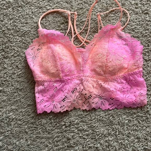 PINK Victoria's Secret Other - Beautiful padded lace Bralette Pink Victoria w